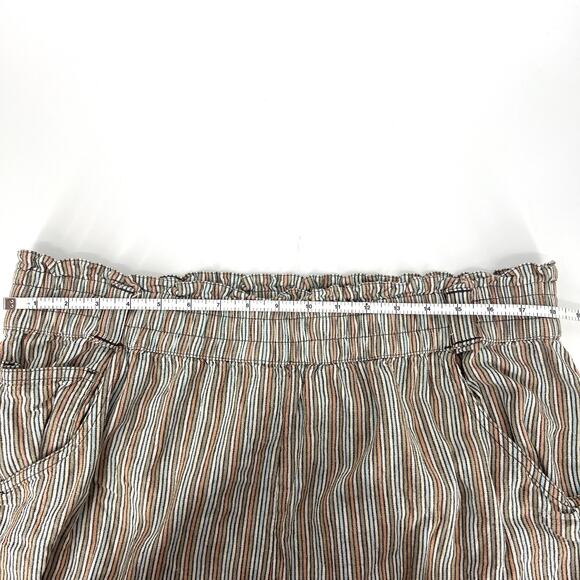 American Eagle Womens Multi-Colored Striped Linen Pants Size XXL - Picture 2 of 8